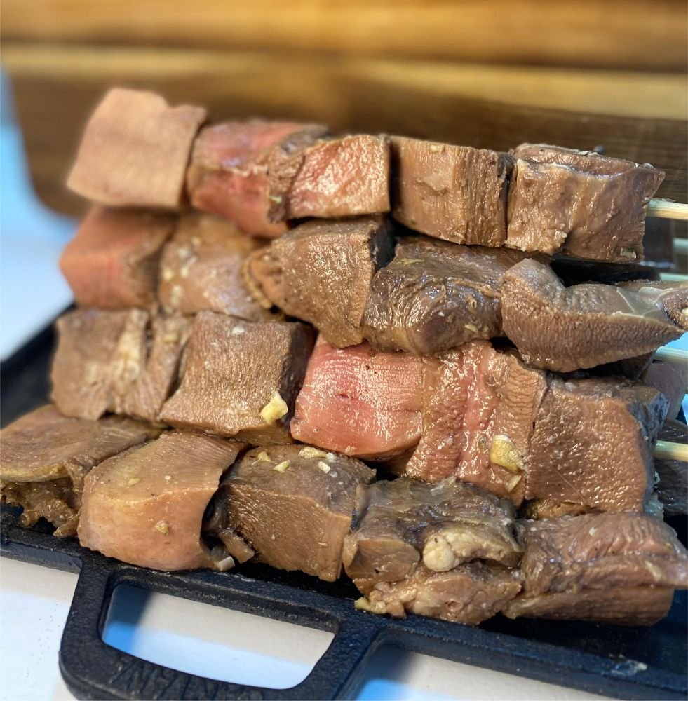 Espeto de Lingua de Boi (10 Und.)